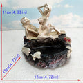 Halloween beauty skeleton goat Ashtray resin handicraft home decoration
