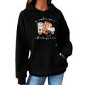 Waffle kangaroo pocket hooded long sleeved Halloween
