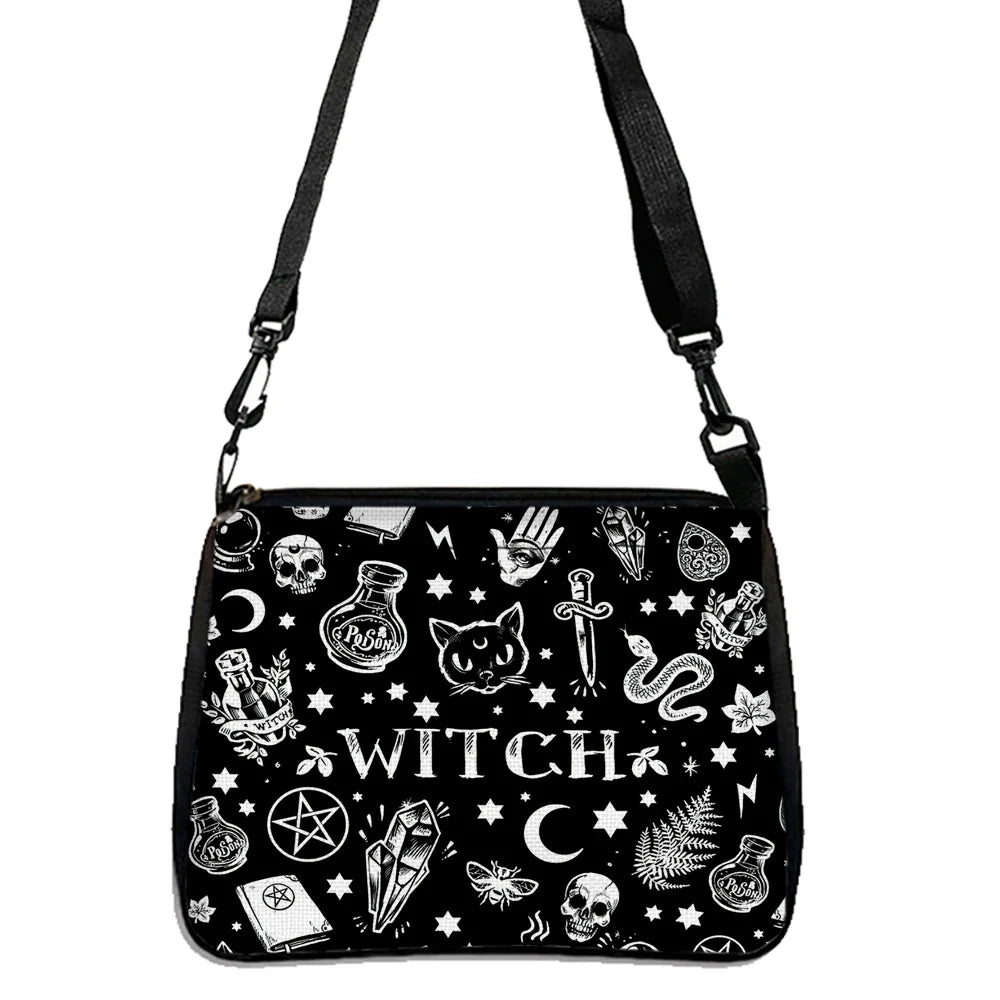 Witchy Print Shoulder Bags - Multiple Designs