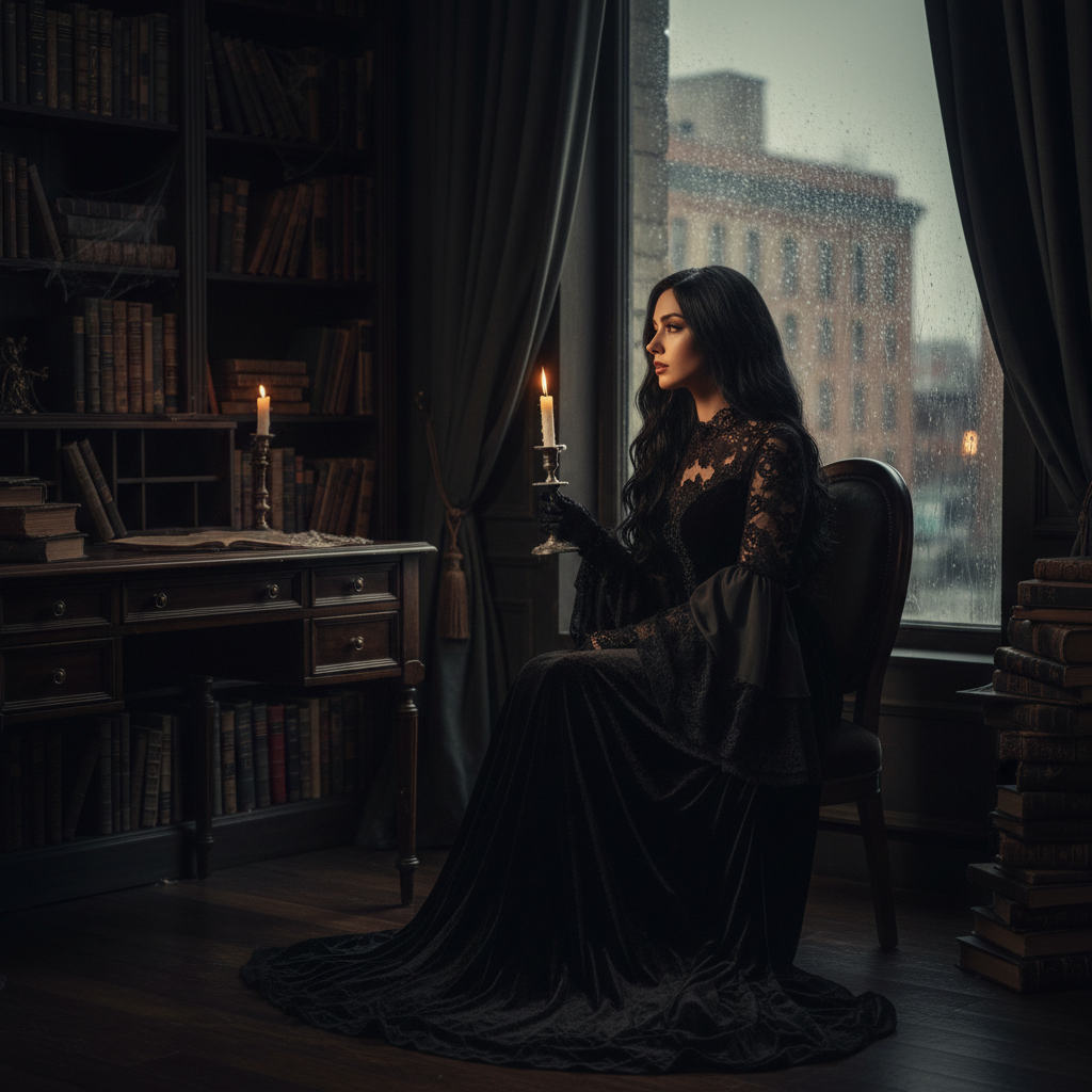 Candlelit Window