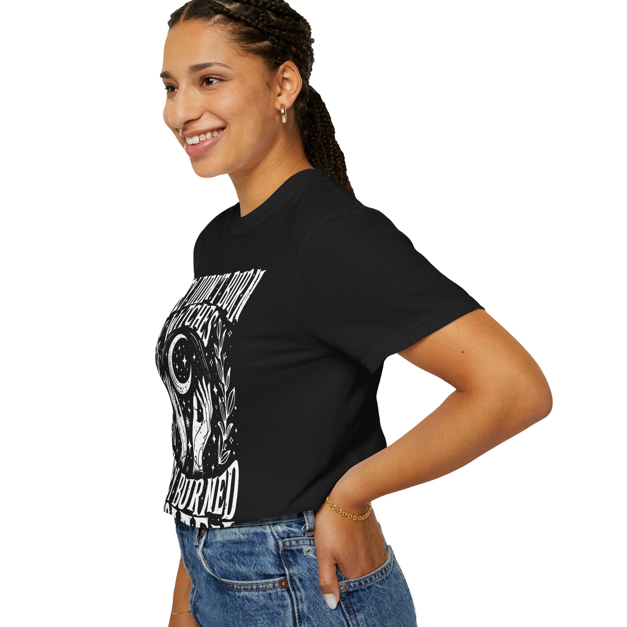 They Didn't Burn Witches Unisex Comfy Tee