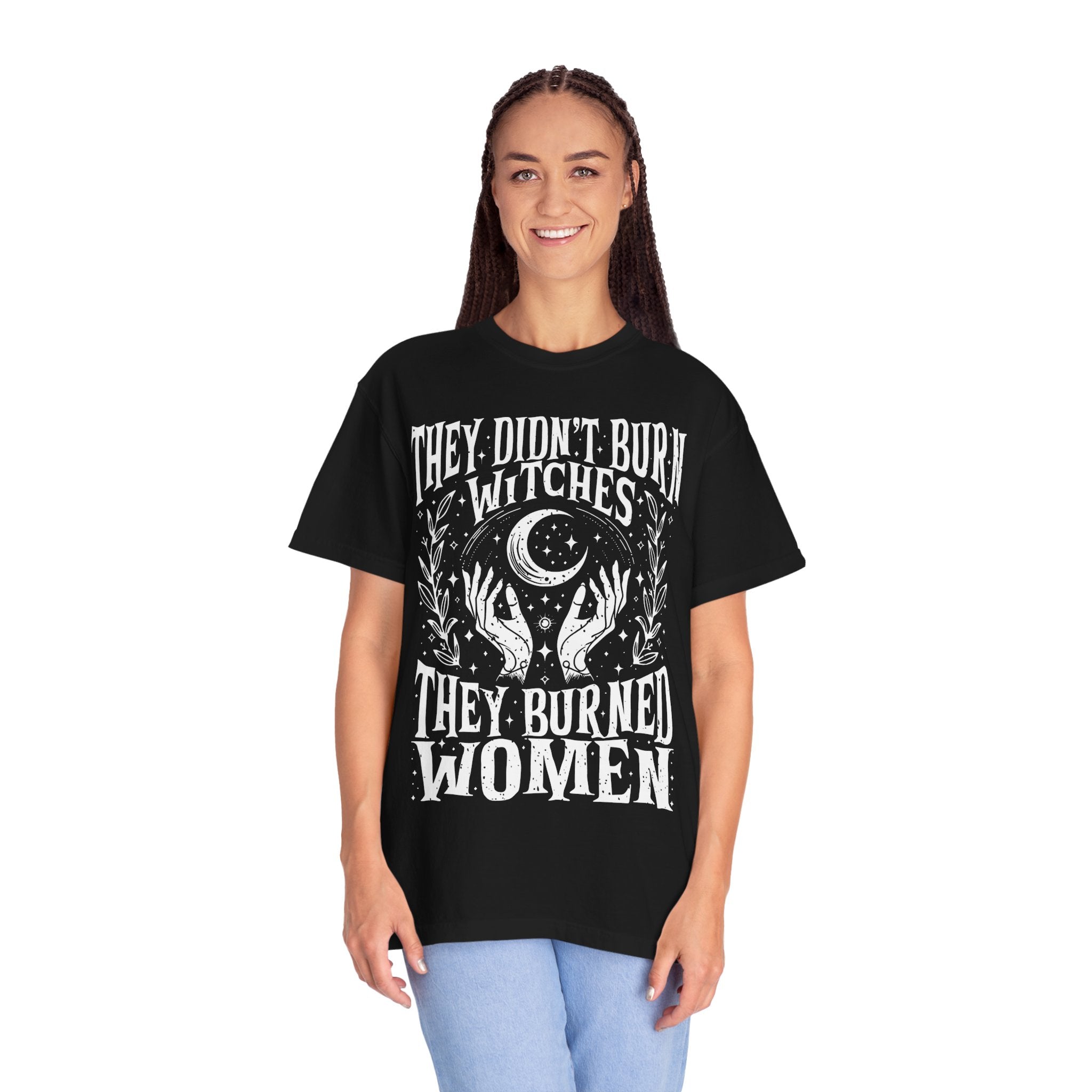 They Didn't Burn Witches Unisex Comfy Tee